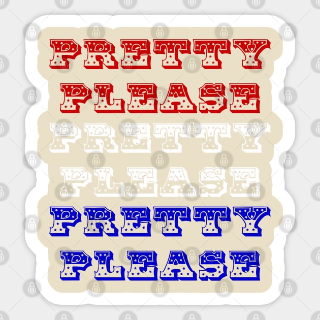 American Politeness Sticker by CharlesAFish